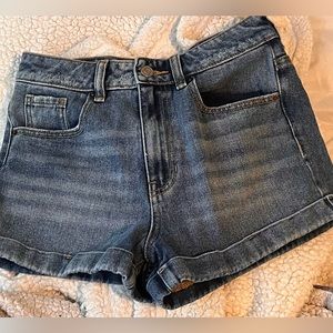 Pacsun Jean shorts, rolled